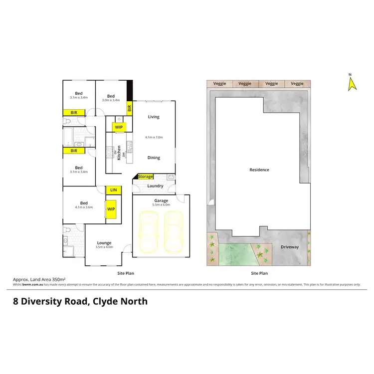 Floorplan of Homely house listing, 8 Diversity Road, Clyde North VIC 3978