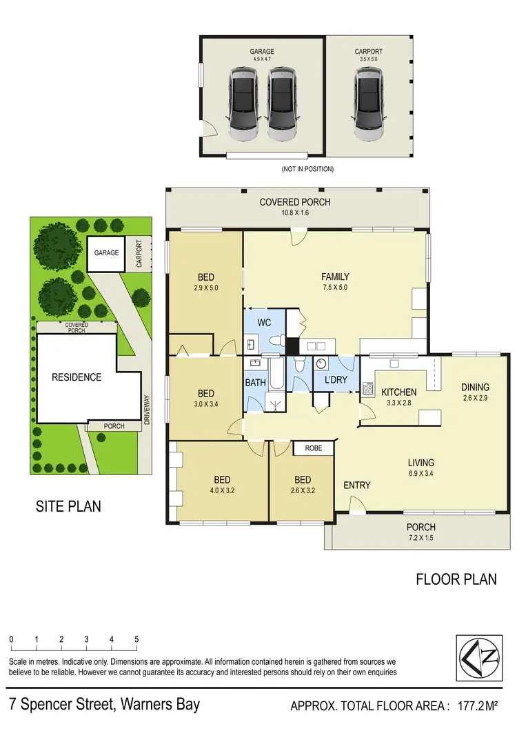 Floorplan of Homely house listing, 7 Spencer Street, Warners Bay NSW 2282