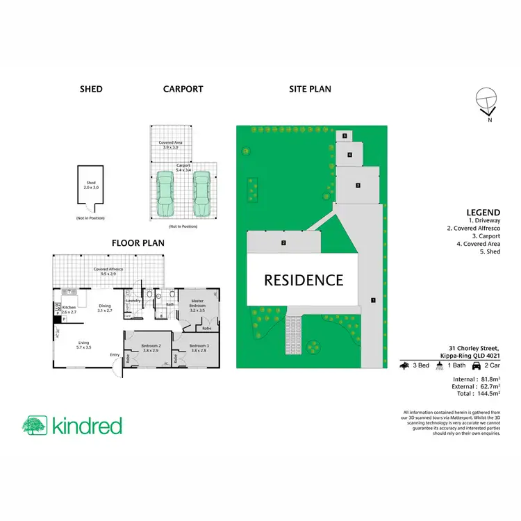 Floorplan of Homely house listing, 31 Chorley Street, Kippa-Ring QLD 4021