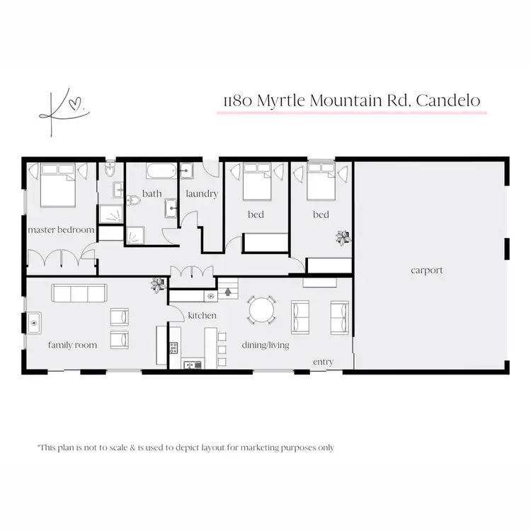 Floorplan of Homely house listing, 1180 Myrtle Mountain Road, Candelo NSW 2550