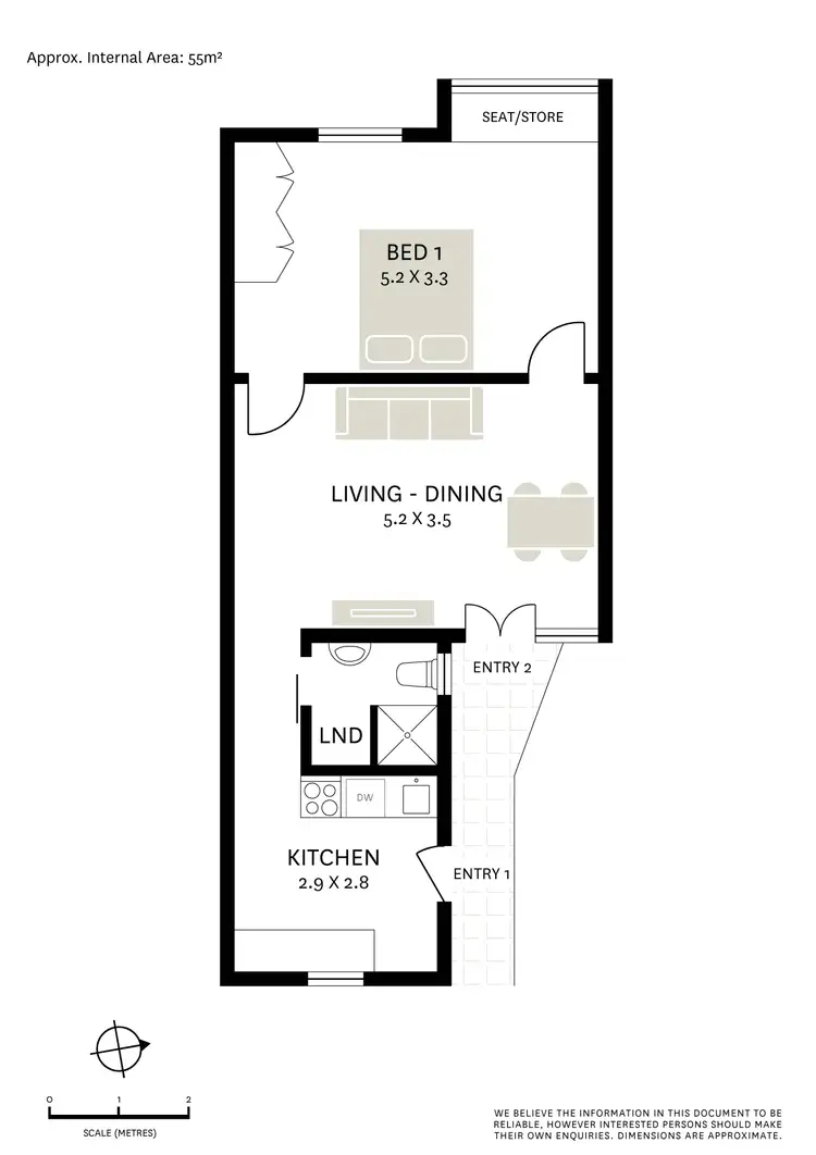 Floorplan of Homely apartment listing, 6/305-307 Liverpool Street, Darlinghurst NSW 2010