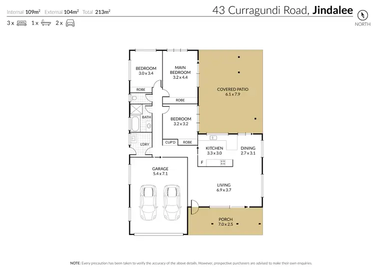 Floorplan of Homely house listing, 43 Curragundi Road, Jindalee QLD 4074