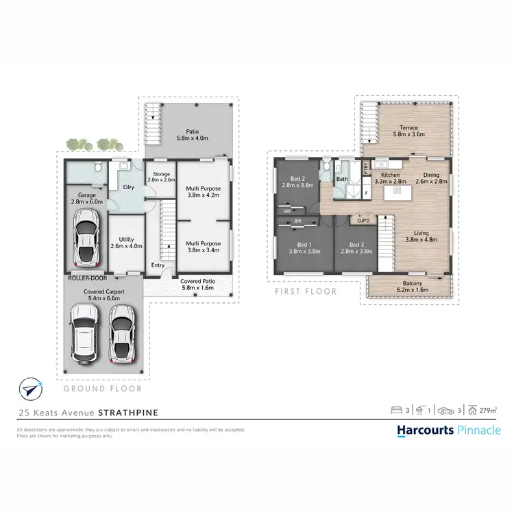 Floorplan of Homely house listing, 25 Keats Avenue, Strathpine QLD 4500