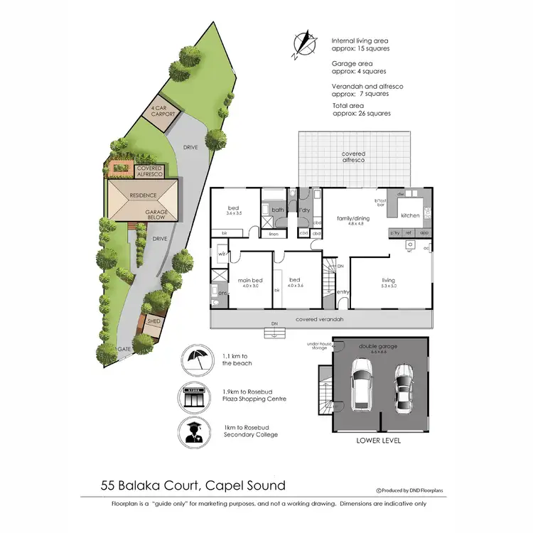 Floorplan of Homely house listing, 55 Balaka Court, Capel Sound VIC 3940