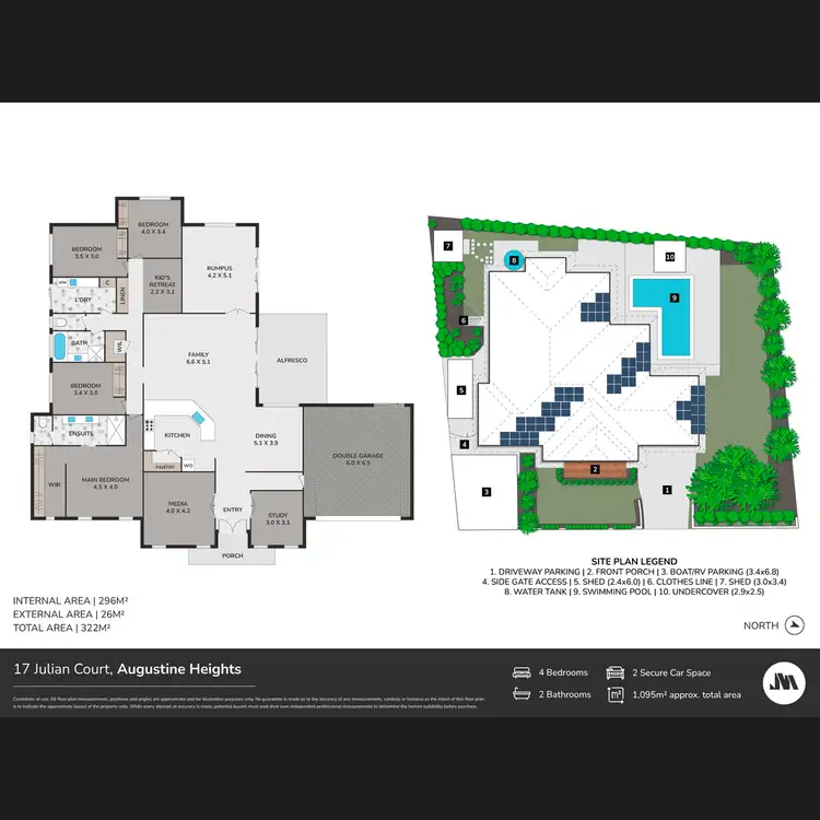Floorplan of Homely house listing, 17 Julian Court, Augustine Heights QLD 4300