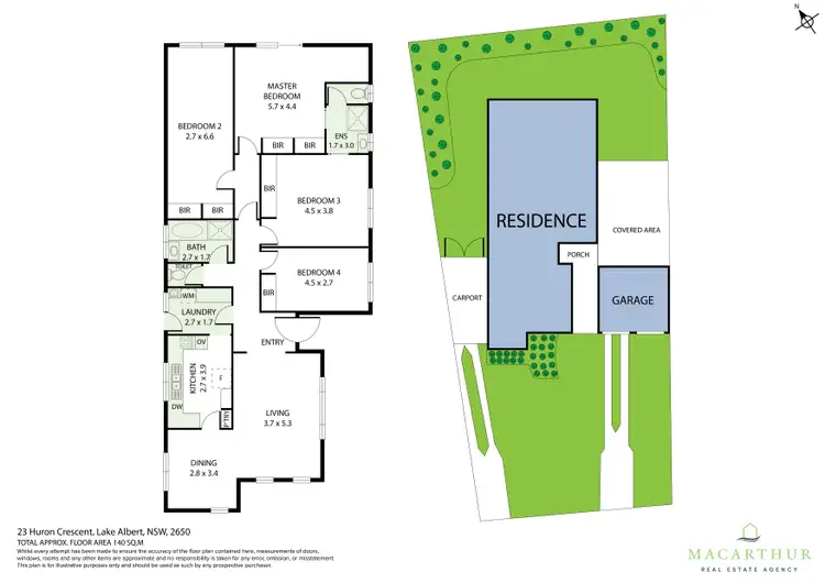 Floorplan of Homely house listing, 23 Huron Crescent, Lake Albert NSW 2650