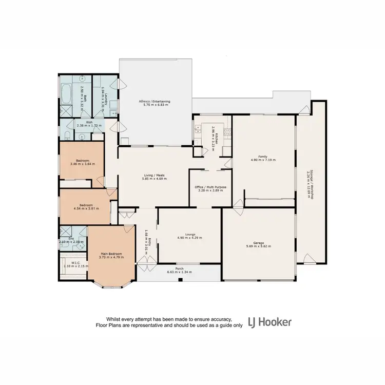 Floorplan of Homely house listing, 21 Laar Crescent, Boondall QLD 4034