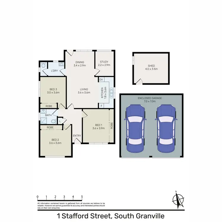 Floorplan of Homely house listing, 1 Stafford Street, Granville NSW 2142