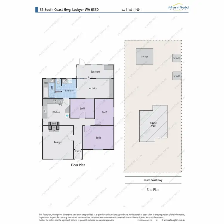 Floorplan of Homely house listing, 35 South Coast Highway, Lockyer WA 6330