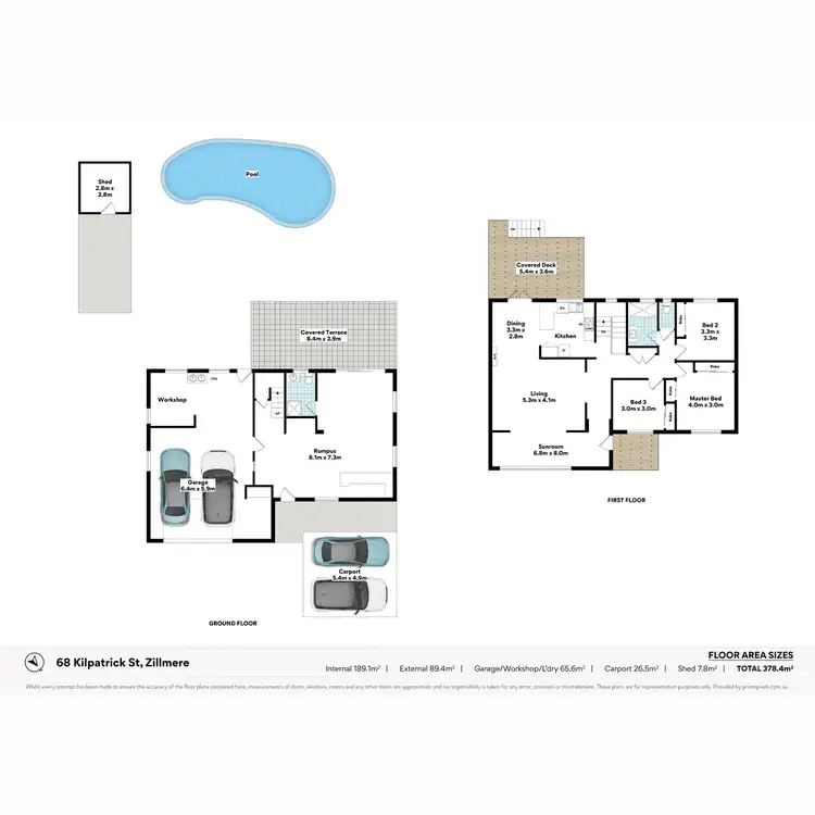 Floorplan of Homely house listing, 68 Kilpatrick Street, Zillmere QLD 4034