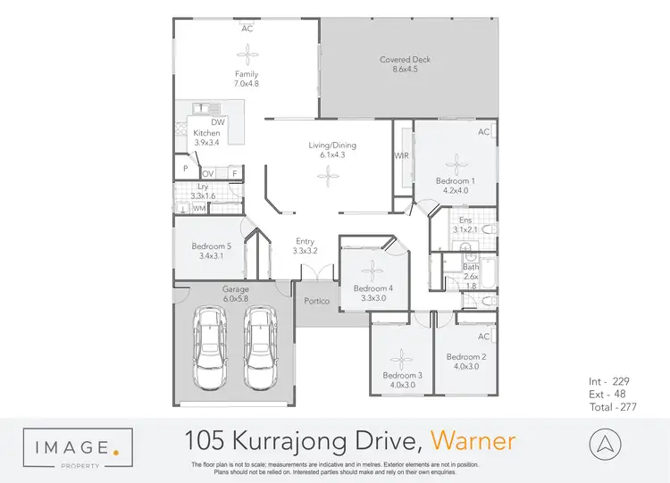Floorplan of Homely house listing, 105 Kurrajong Drive, Warner QLD 4500