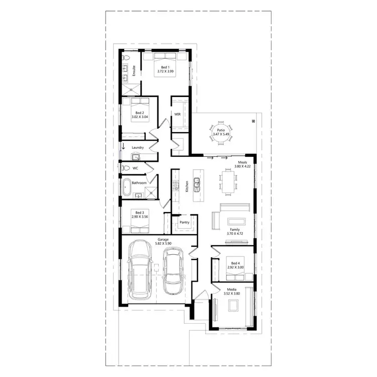 Floorplan of Homely house listing, Lot 152 Wallum Terrace, Victoria Point QLD 4165