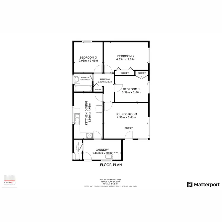 Floorplan of Homely house listing, 16 Dickson Drive, Middle Swan WA 6056