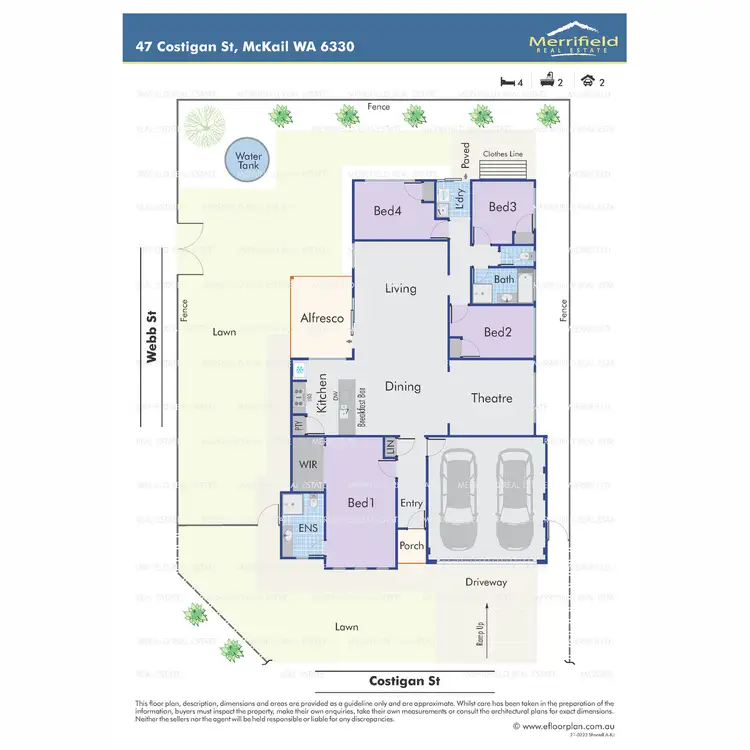 Floorplan of Homely house listing, 47 Costigan Street, Mckail WA 6330