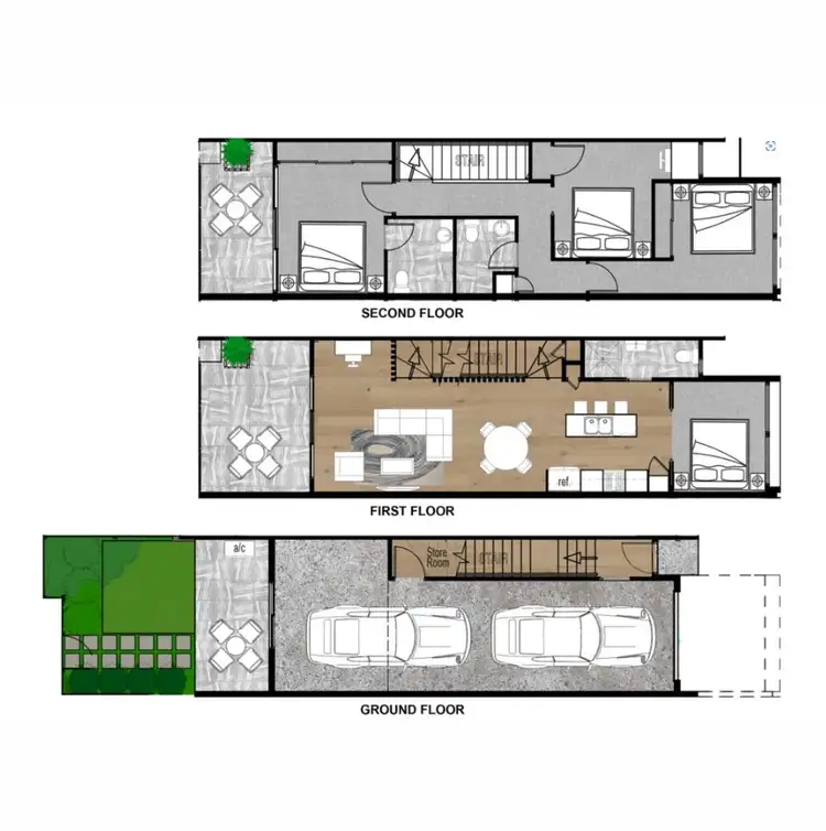 Floorplan of Homely townhouse listing, 1/1-5 Player Street, Upper Mount Gravatt QLD 4122