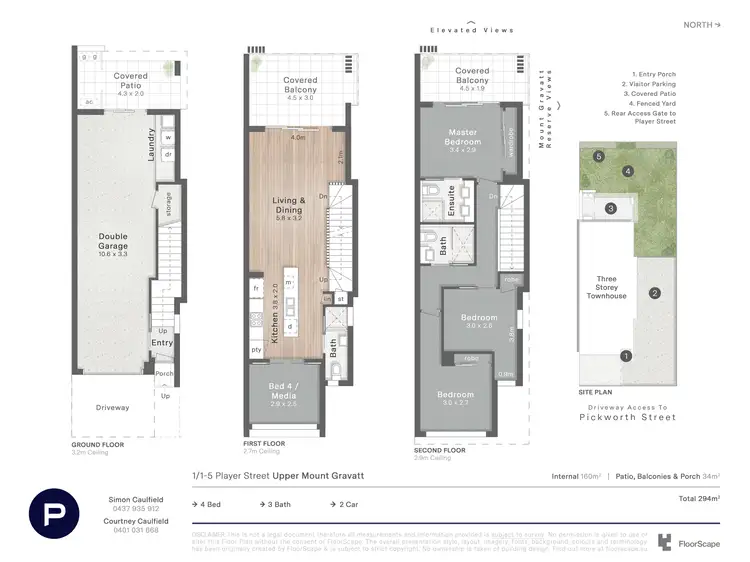 Floorplan of Homely townhouse listing, 11/1-5 Player Street, Upper Mount Gravatt QLD 4122