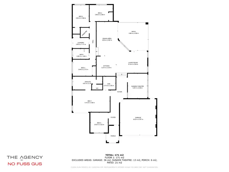 Floorplan of Homely house listing, 7 McClements Drive, Yanchep WA 6035