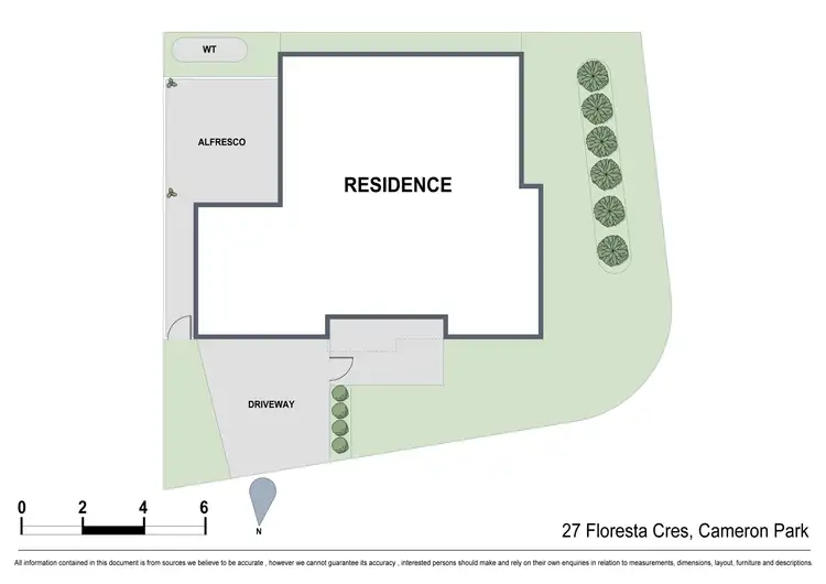 Floorplan of Homely house listing, 27 Floresta Crescent, Cameron Park NSW 2285