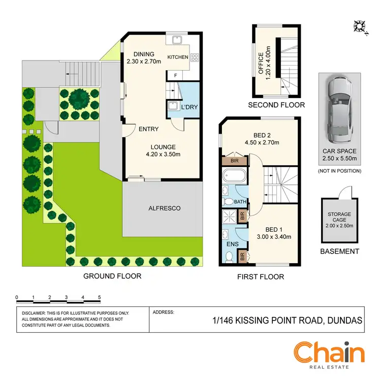Floorplan of Homely townhouse listing, 1/146 Kissing Point Road, Dundas NSW 2117