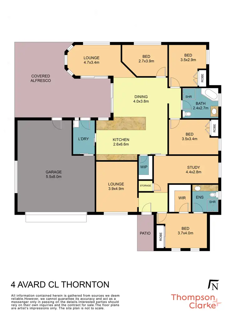Floorplan of Homely house listing, 4 Avard Close, Thornton NSW 2322