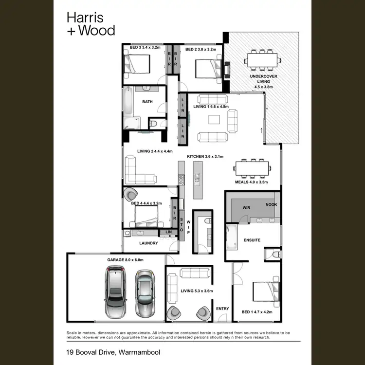 Floorplan of Homely house listing, 19 Booval Drive, Warrnambool VIC 3280