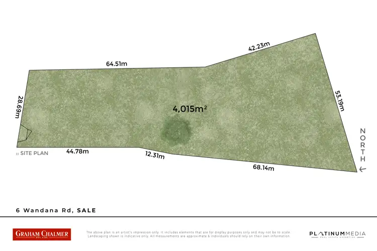 Floorplan of Homely land listing, 6 Wandana Road, Sale VIC 3850