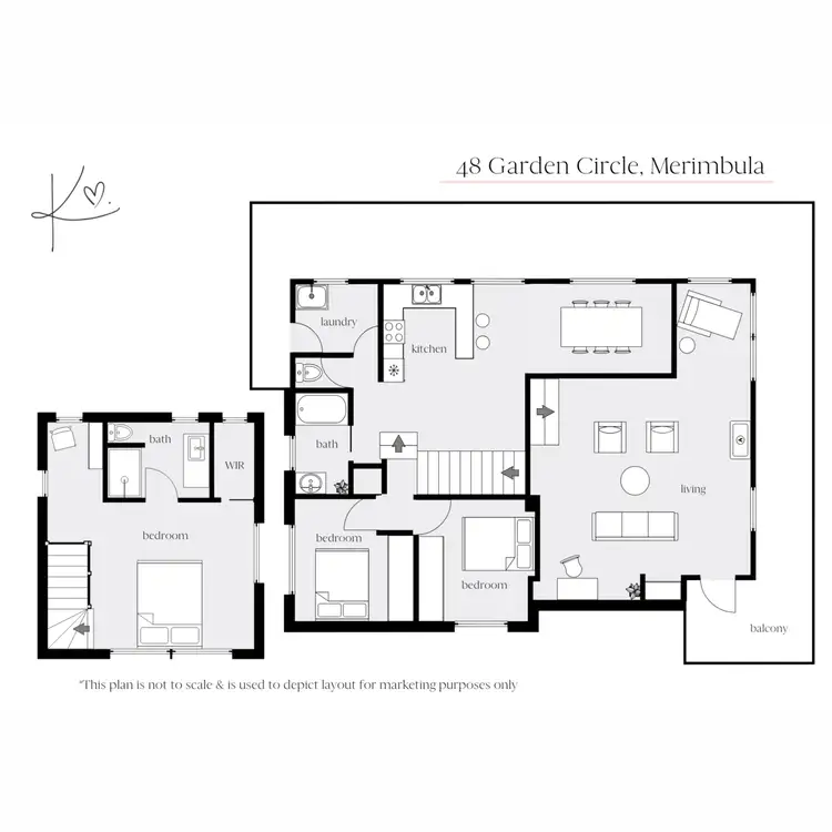 Floorplan of Homely house listing, 48 Garden Circle, Merimbula NSW 2548