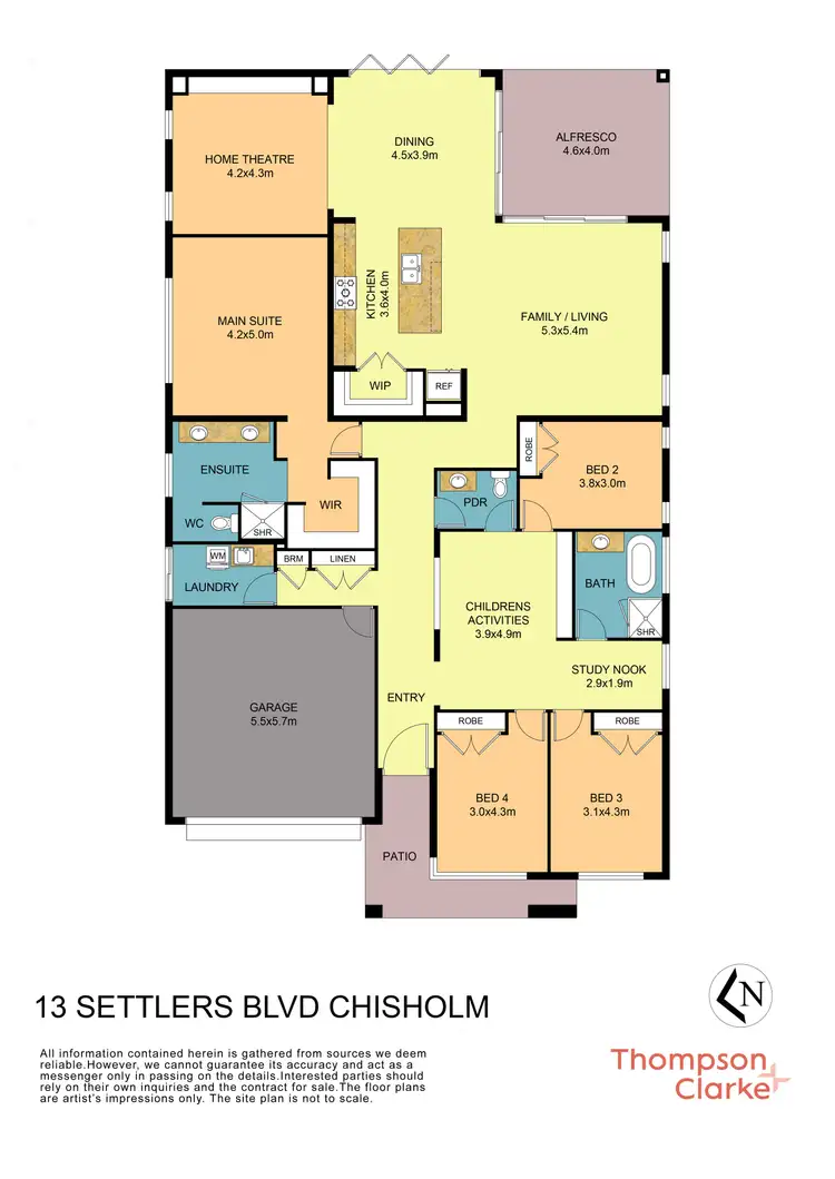 Floorplan of Homely house listing, 13 Settlers Boulevard, Chisholm NSW 2322