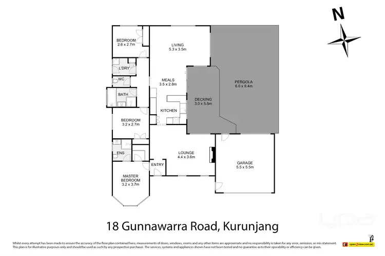 Floorplan of Homely house listing, 18 Gunnawarra Road, Kurunjang VIC 3337