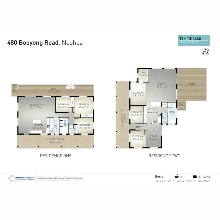 Floorplan of Homely house listing, 480 Booyong Road, Nashua NSW 2479