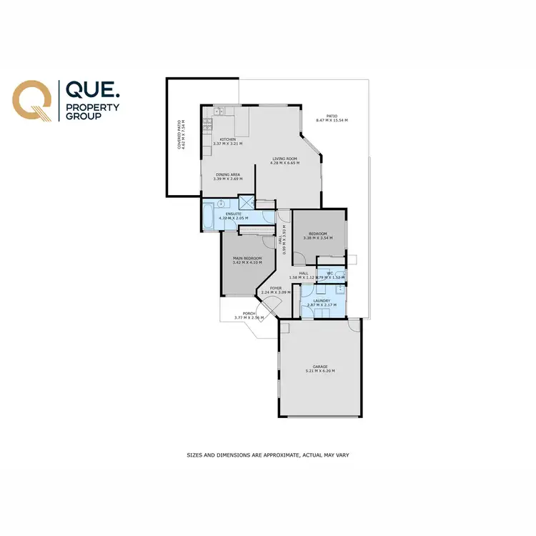 Floorplan of Homely unit listing, 1/29 Iron Way, West Wodonga VIC 3690