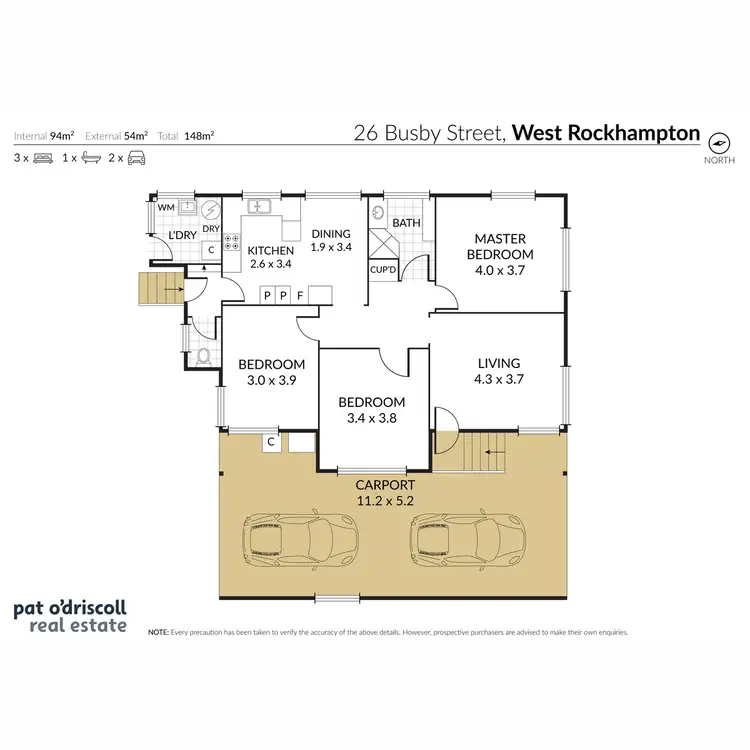 Floorplan of Homely house listing, 26 Busby Street, West Rockhampton QLD 4700