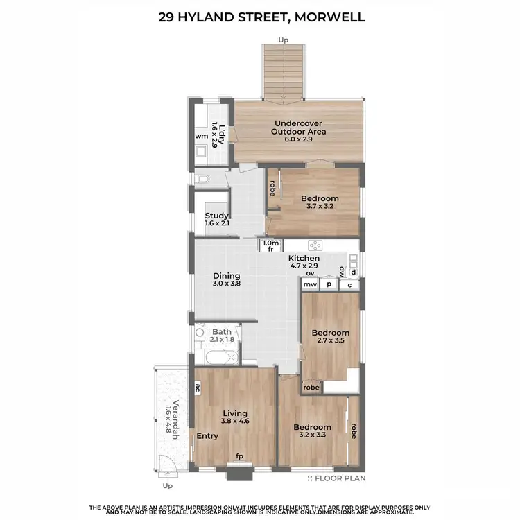 Floorplan of Homely house listing, 29 Hyland Street, Morwell VIC 3840