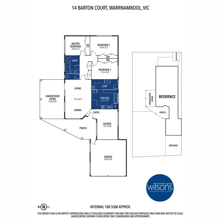 Floorplan of Homely house listing, 14 Barton Court, Warrnambool VIC 3280