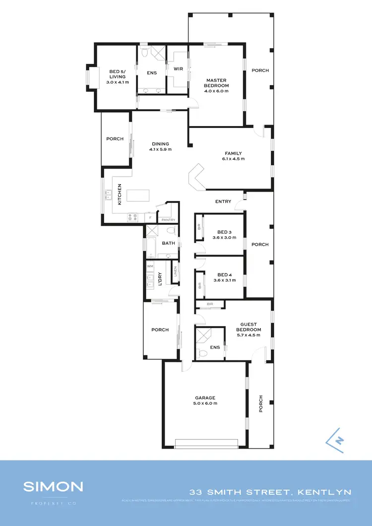 Floorplan of Homely rural property listing, 33 Smith Street, Kentlyn NSW 2560