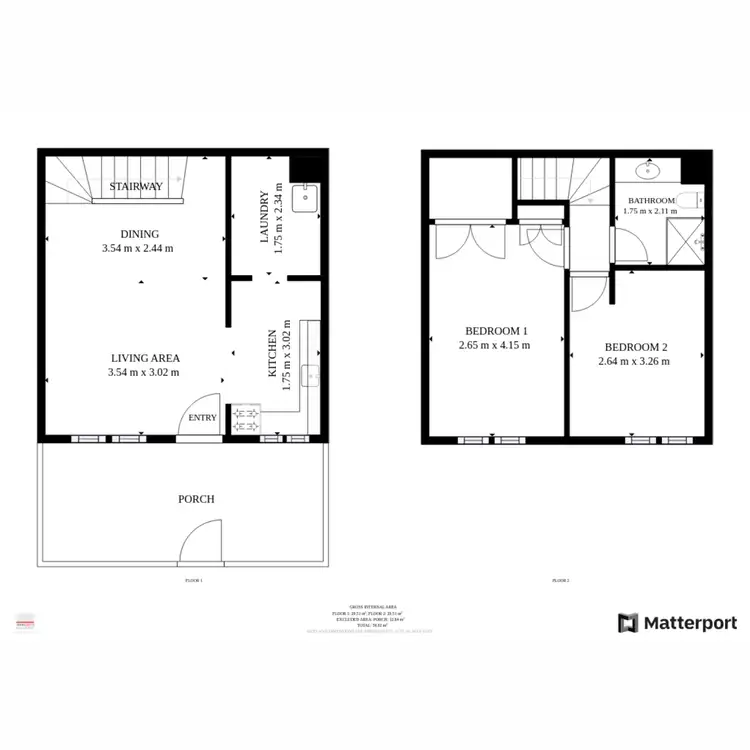 Floorplan of Homely townhouse listing, 163/81 King William Street, Bayswater WA 6053