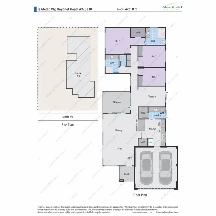 Floorplan of Homely house listing, 8 Medic Way, Bayonet Head WA 6330