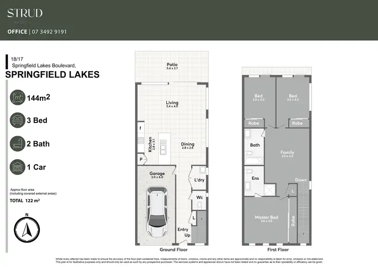 Floorplan of Homely house listing, 18/17 Springfield Lakes Boulevard, Springfield Lakes QLD 4300