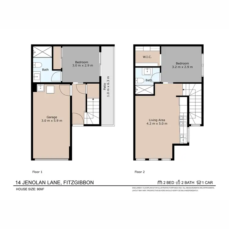 Floorplan of Homely house listing, 14 Jenolan Lane, Fitzgibbon QLD 4018