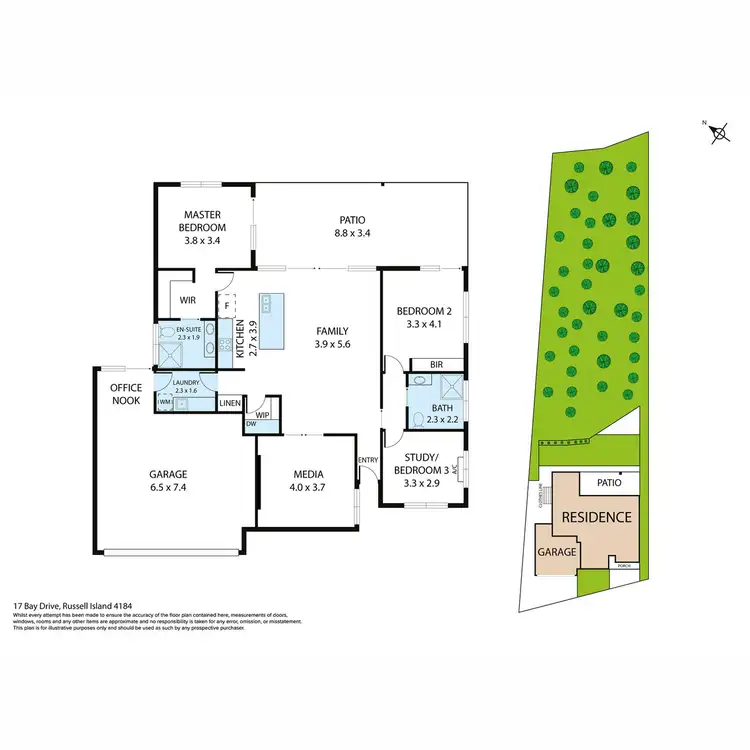 Floorplan of Homely house listing, 17 Bay Drive, Russell Island QLD 4184
