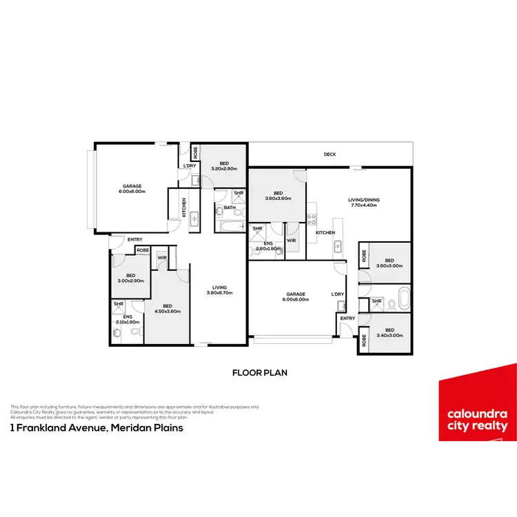 Floorplan of Homely house listing, 1 Frankland Avenue, Meridan Plains QLD 4551