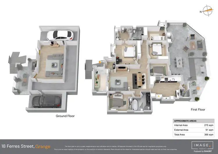 Floorplan of Homely house listing, 18 Ferres Street, Grange QLD 4051