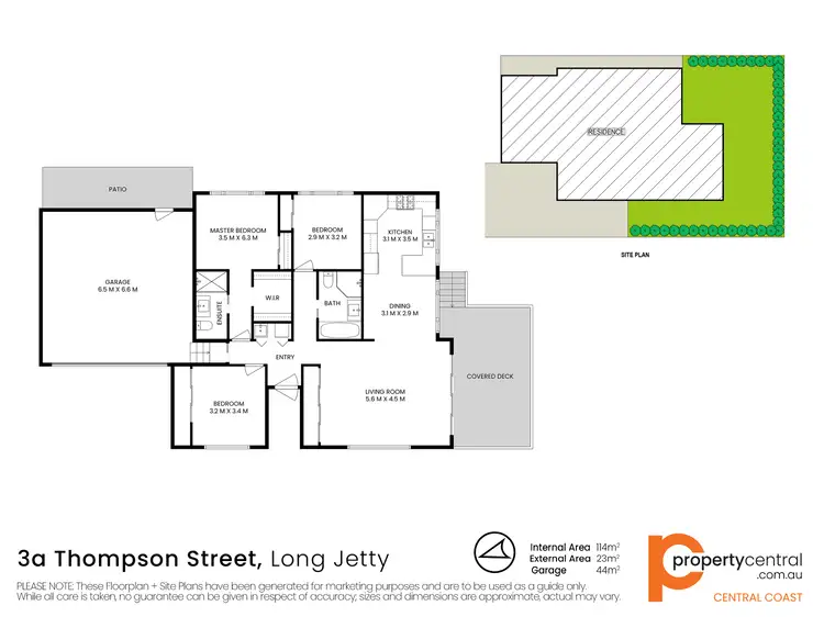 Floorplan of Homely villa listing, 3a Thompson Street, Long Jetty NSW 2261