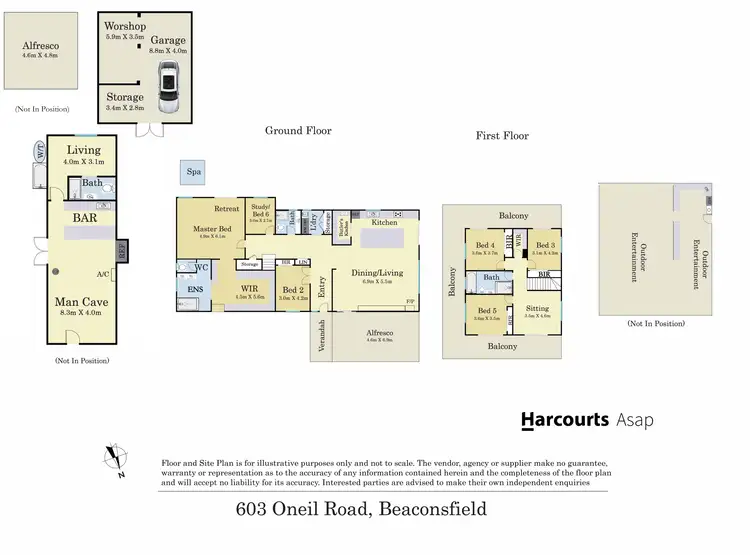 Floorplan of Homely house listing, 603 O'Neil Road, Beaconsfield VIC 3807
