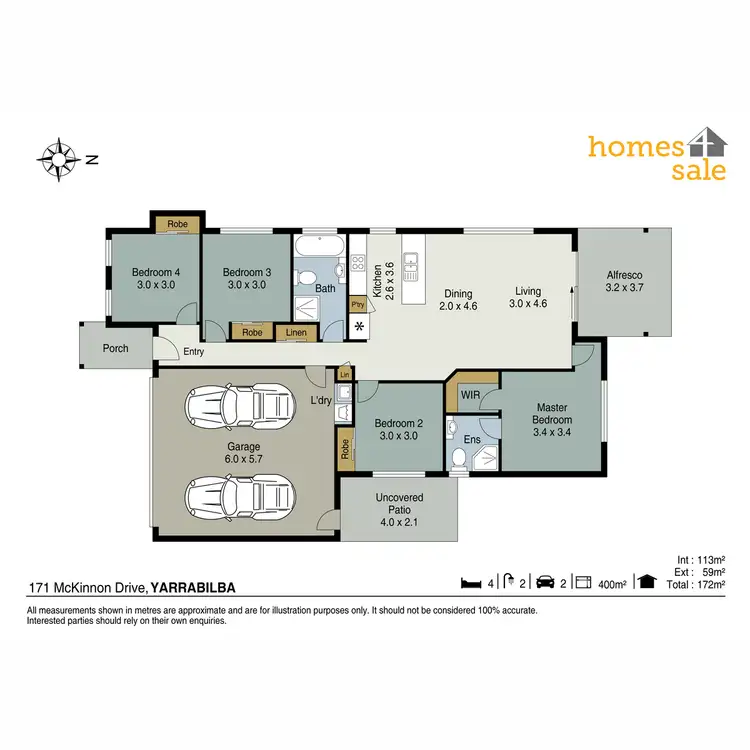 Floorplan of Homely house listing, 171 Mckinnon Drive, Yarrabilba QLD 4207