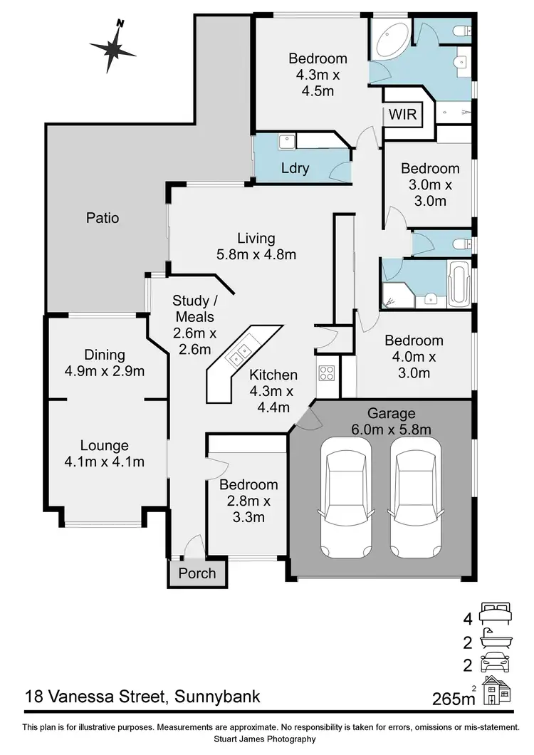 Floorplan of Homely house listing, 18 Vanessa Street, Sunnybank QLD 4109