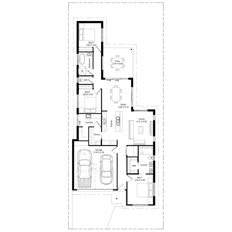 Floorplan of Homely house listing, Lot 133 Silky Oak Terrace, Victoria Point QLD 4165