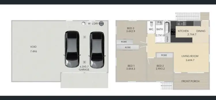 Floorplan of Homely house listing, 6 McLeod Street, Basin Pocket QLD 4305