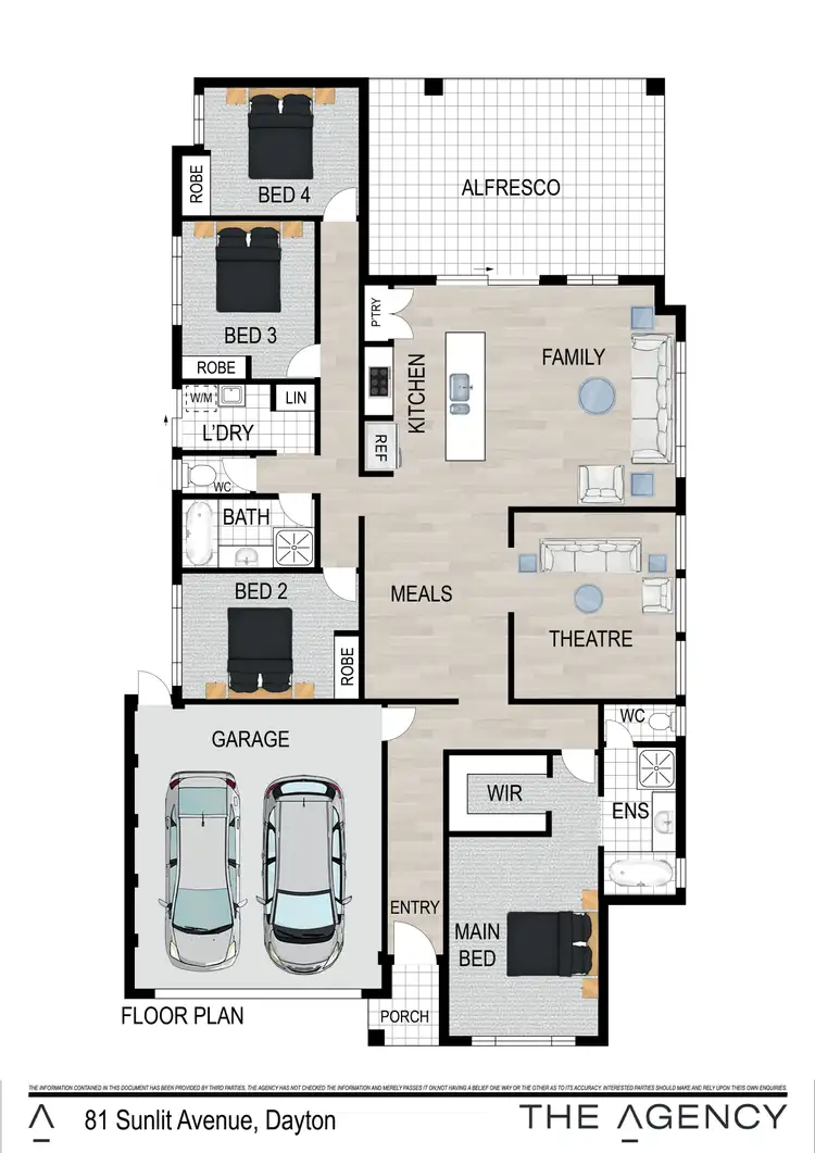 Floorplan of Homely house listing, 81 Sunlit Avenue, Dayton WA 6055