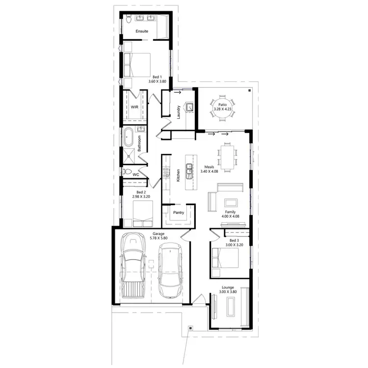 Floorplan of Homely house listing, Lot 135 Silky Oak Terrace, Victoria Point QLD 4165
